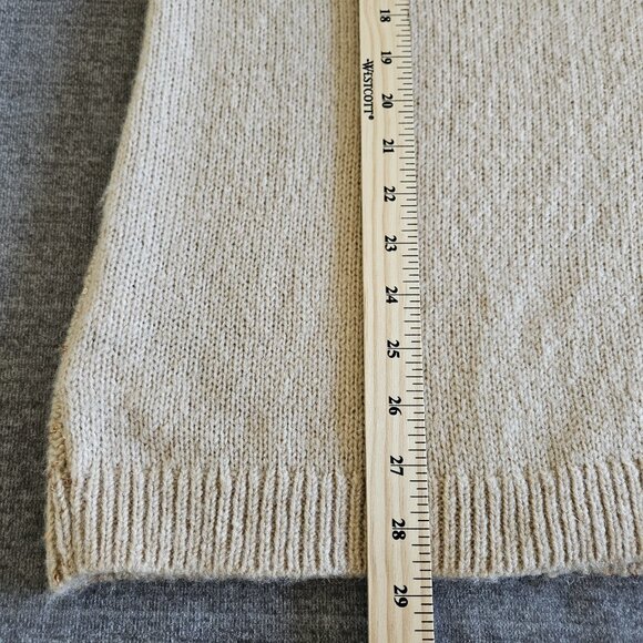 Tommy Hilfiger Sweater Womens XXL Beige LS Sequins Holiday Cottage Granola Girl - Picture 7 of 13
